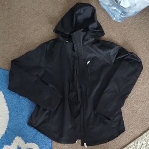 Buffbunny Rain Zip Up Jacket - Black